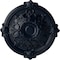 Ekena Millwork Hamilton Ceiling Medallion (Fits Canopies up to 3 3/4"), 17 3/8"OD x 1 3/4"P, Midnight Dream CM17HAMDF - alternate 1